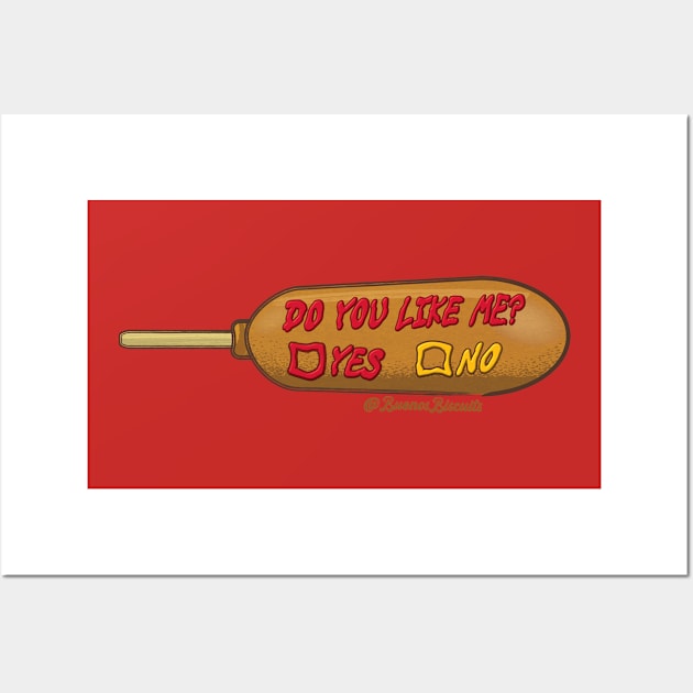 Corn Dog Lovers Wall Art by Buenos Biscuits